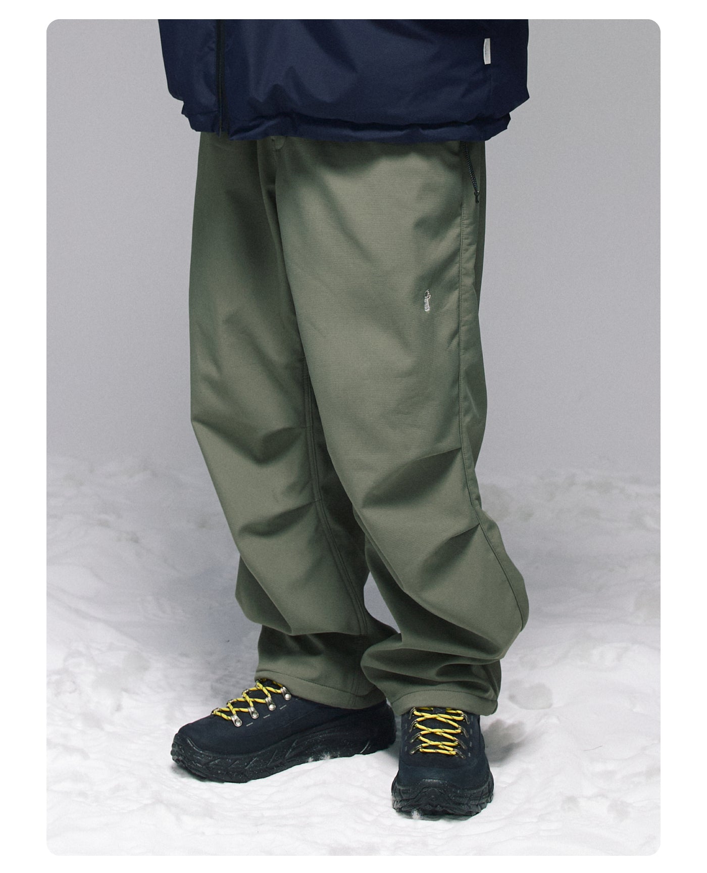 thin-fleece paratrooper pants