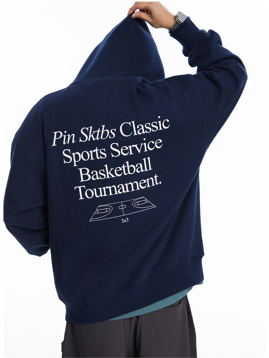 Basketball Slogan Hoodie