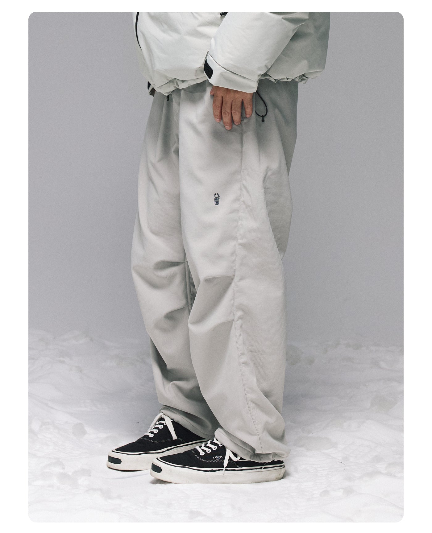 thin-fleece paratrooper pants