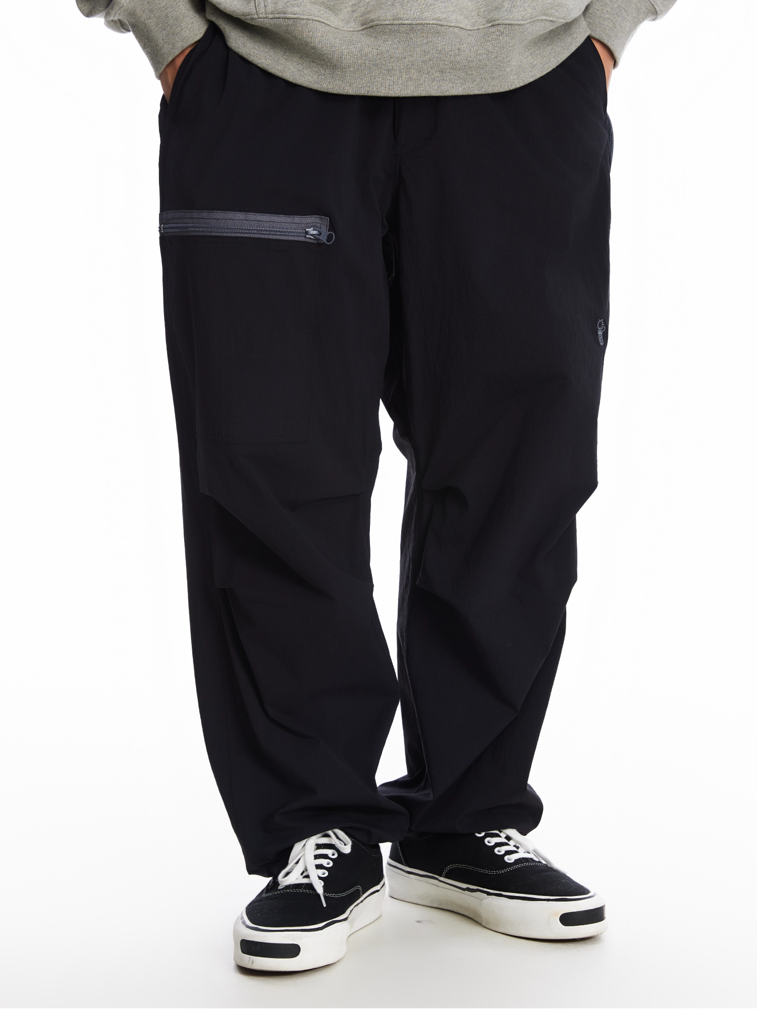 Zippered Paratrooper Pants