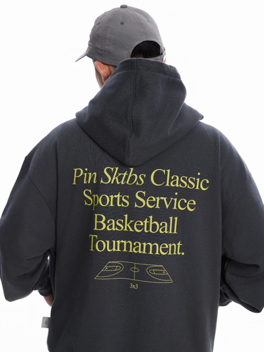 Basketball Slogan Hoodie